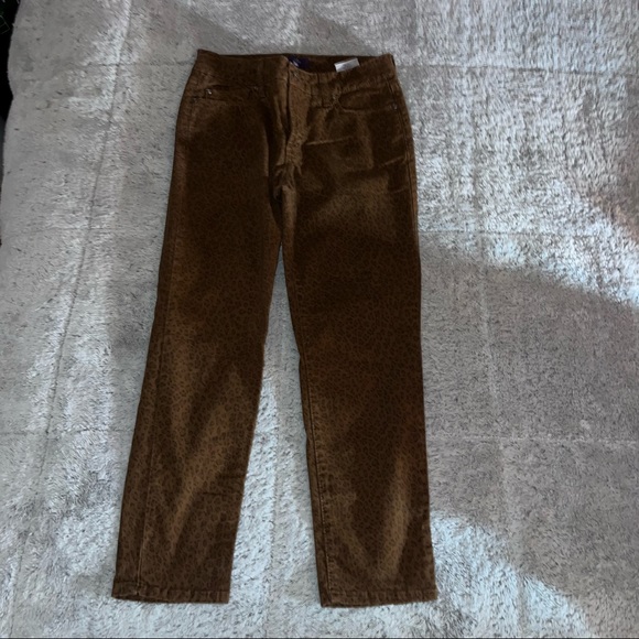 Leopard Print Jeans - Picture 2 of 4